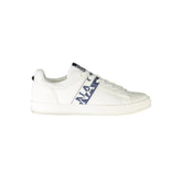 Napapijri White Leather Men Sneaker - Sneakers