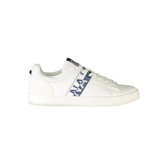 Napapijri White Leather Men Sneaker - Sneakers