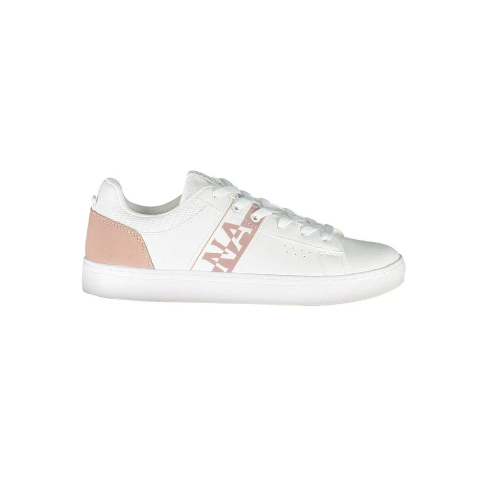 Napapijri White Leather Women Sneaker - Sneakers