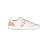 Napapijri White Leather Women Sneaker - Sneakers