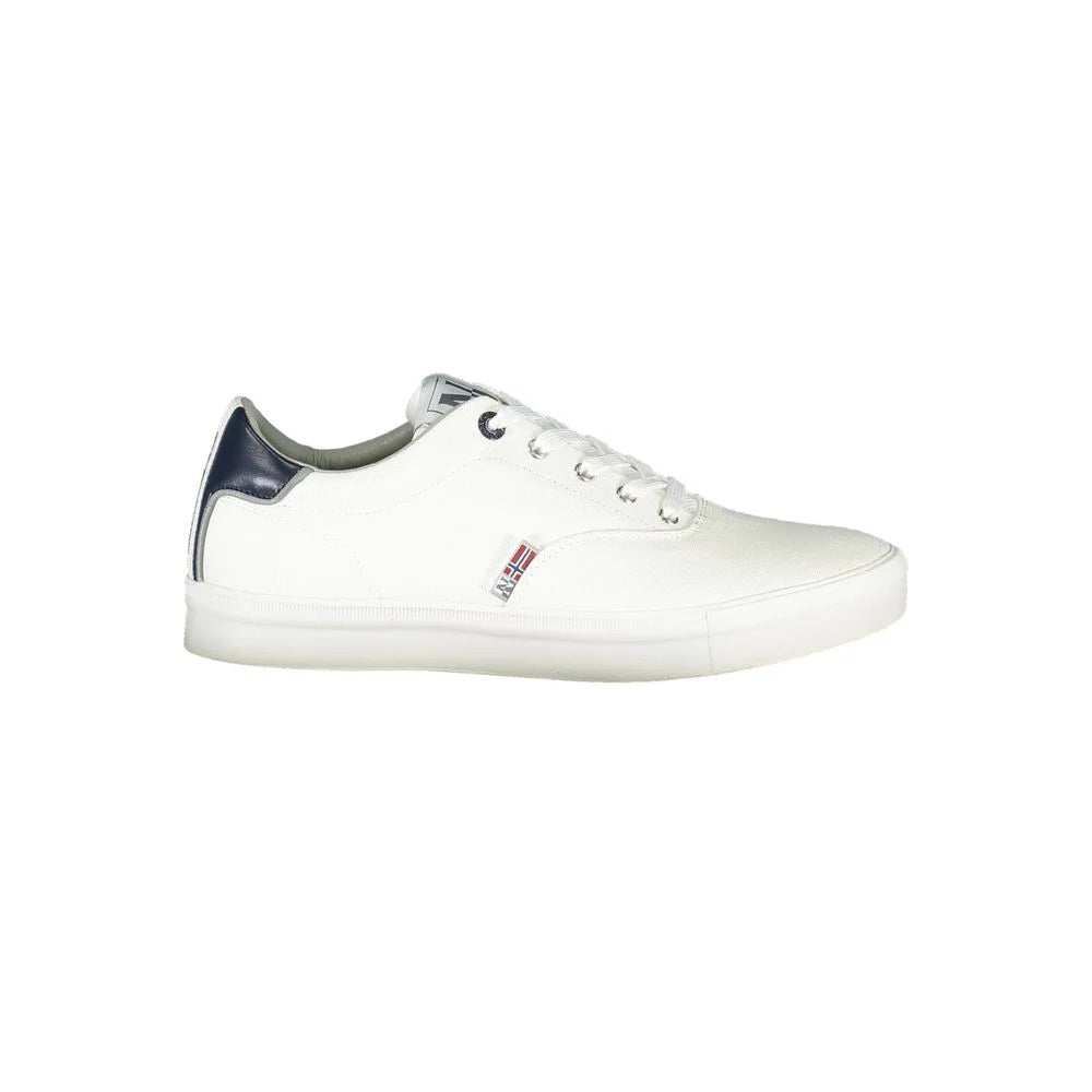 Napapijri White Polyester Men Sneaker - Sneakers