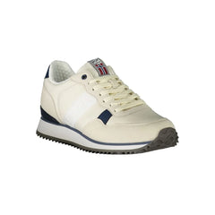Napapijri White Polyester Sneaker - Sneakers