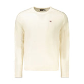 Napapijri White Wool Men Sweater
