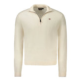 Napapijri White Wool Men Sweater