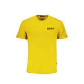Napapijri Yellow Cotton T-Shirt - T-Shirts