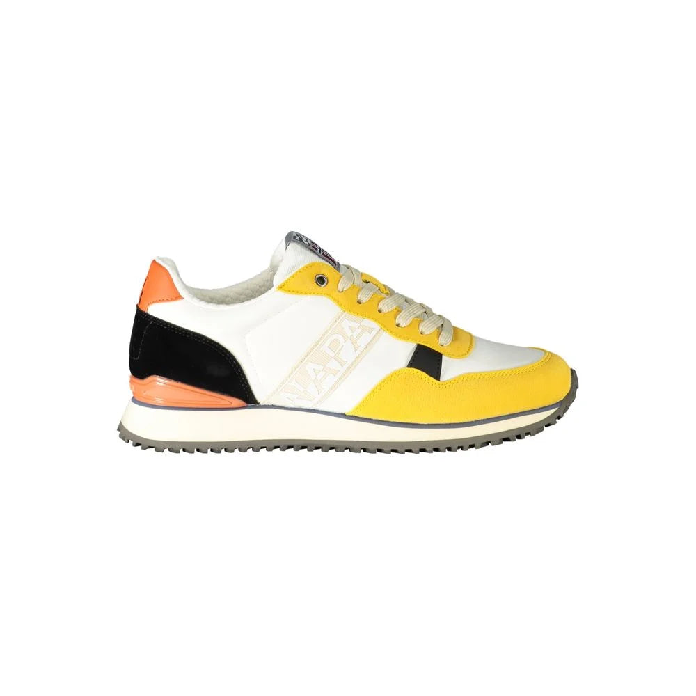 Napapijri Yellow Polyester Sneaker - Sneakers