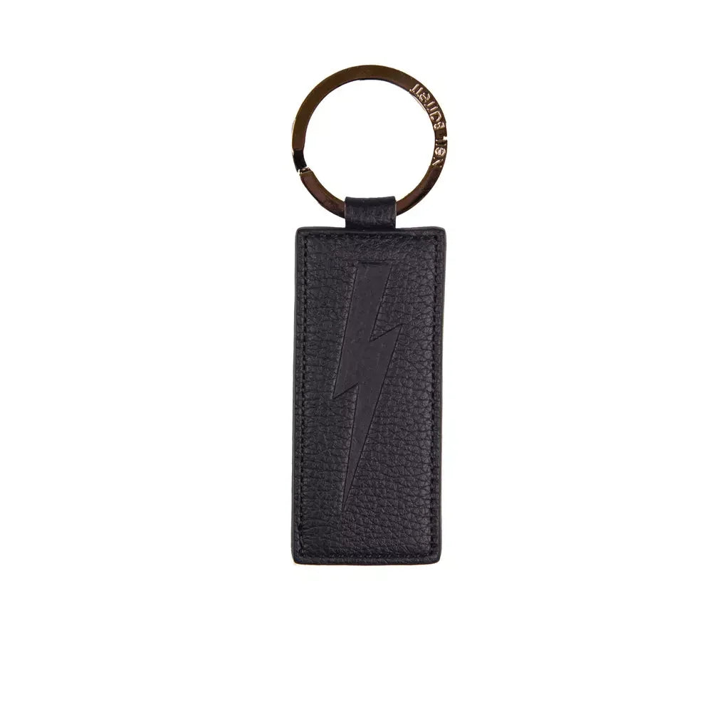 Neil Barrett Blue Leather Men Keychain - Keychains