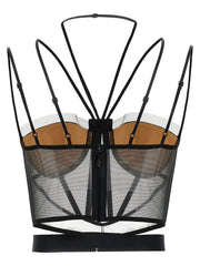 Nensi Dojaka Black Polyamide Tank Tops - IT38