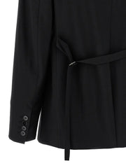 Nensi Dojaka Black Virgin Wool Blazer - IT44
