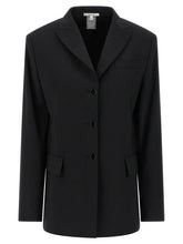 Nensi Dojaka Black Virgin Wool Blazer - IT44