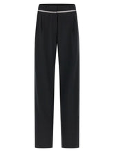 Nensi Dojaka Black Virgin Wool Casual Pants