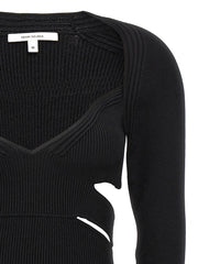 Nensi Dojaka Black Viscose Cardigan