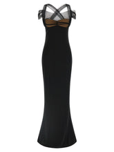 Nensi Dojaka Black Viscose Long Dress
