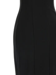 Nensi Dojaka Black Viscose Long Dress