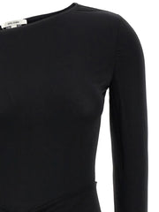 Nensi Dojaka Black Viscose Mini Skirt - M