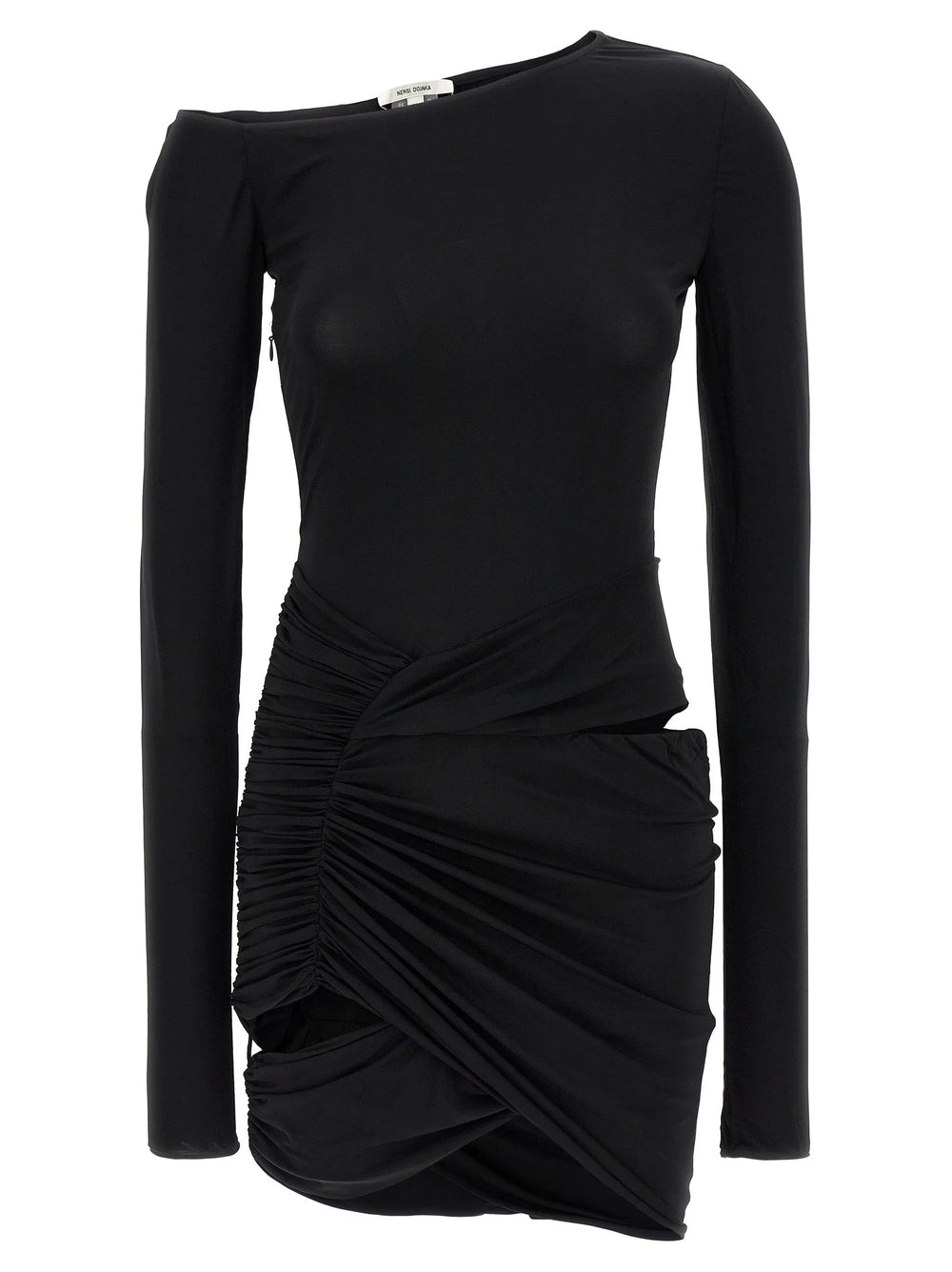 Nensi Dojaka Black Viscose Mini Skirt - M