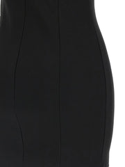 Nensi Dojaka Black Viscose Short Dress