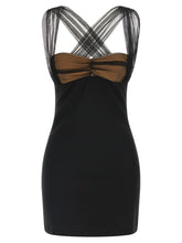 Nensi Dojaka Black Viscose Short Dress - IT40
