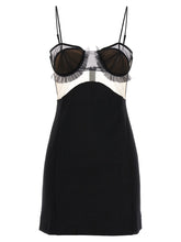 Nensi Dojaka Black Viscose Short Dress - M
