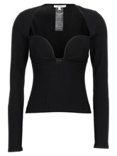 Nensi Dojaka Black Viscose Tank Tops