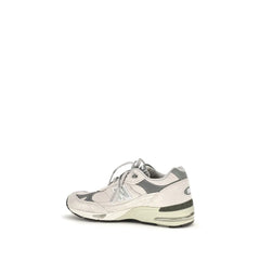New Balance Gray Suede Leather Athletic Sneakers