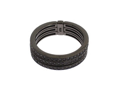 Nialaya Black CZ 925 Sterling Silver Womens - EU50 | US5 - Rings