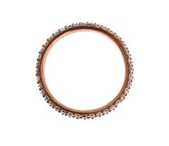 Nialaya Pink Gold 925 Silver Clear CZ Ring - EU57 | US8,5 - Rings