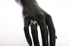 Nialaya Silver Authentic Womens Clear Ring - Rings