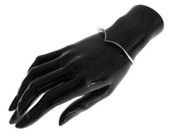 Nialaya Skyfall CZ 925 Silver Bangle Bracelet - Bracelets