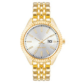 Nine West Gold Metal Dress Watch