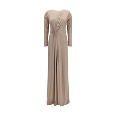 Vestido Casual Beige de Poliéster Nissa