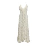 Nissa Beige Polyester Cocktail Dress - IT40 | M