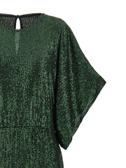 Norma Kamali Bicolor Polyester Long Dress