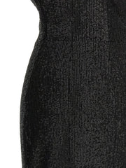 Norma Kamali Black Polyester Long Dress