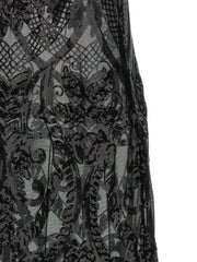 Norma Kamali Black Polyester Long Dress - XS