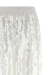 Norma Kamali White Nylon Casual Pants