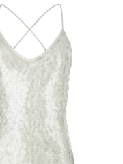 Norma Kamali White Polyamide Long Dress