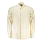 North Sails Beige Cotton Men Shirt - M