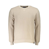 North Sails Beige Cotton Men Sweater - Sweaters