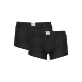 North Sails Black Cotton Men Boxer Pack - S - Boxer Shorts
