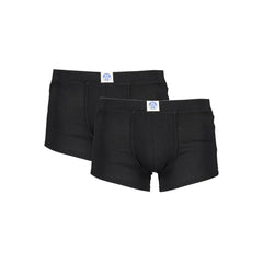 North Sails Black Cotton Men Boxer Pack - S - Boxer Shorts