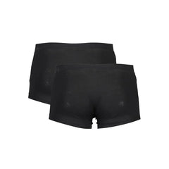 North Sails Black Cotton Men Boxer Pack - S - Boxer Shorts