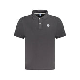 North Sails Black Cotton Men Polo Shirt - Polos