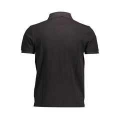 North Sails Black Cotton Men Polo Shirt - Polos