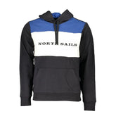 North Sails Black Cotton Men Sweater - Hoodies