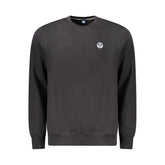 North Sails Black Cotton Men Sweater - Sweatshirts