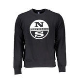 North Sails Black Cotton Men Sweater - Sweatshirts
