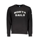 North Sails ’Black Cotton Men Sweater’ - Sweatshirts