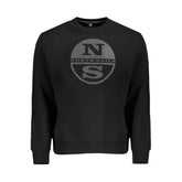 North Sails Black Cotton Men Sweater - Sweatshirts