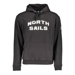 North Sails Black Cotton Men Sweater - XL